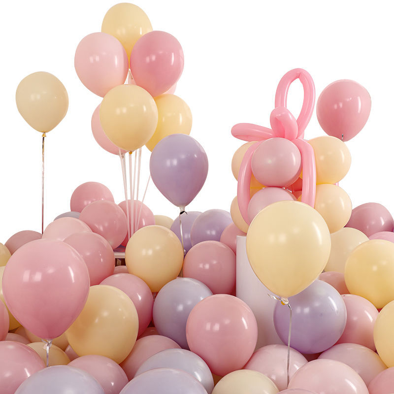 Macaron Balloon 18-Inch 12-Inch 10-Inch Rubber Balloons Holiday Wedding Party Balloon Wedding Room Decoration Balloon