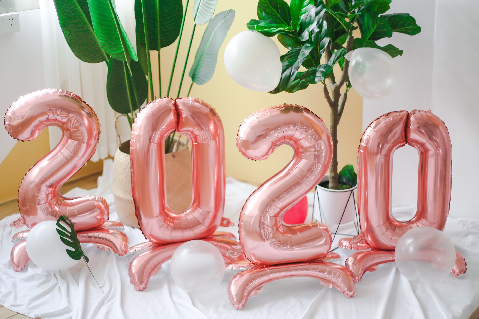 New 32-Inch 2021 2022 Combination Three-Dimensional Standing Digital Aluminum Foil Balloon Set for Party