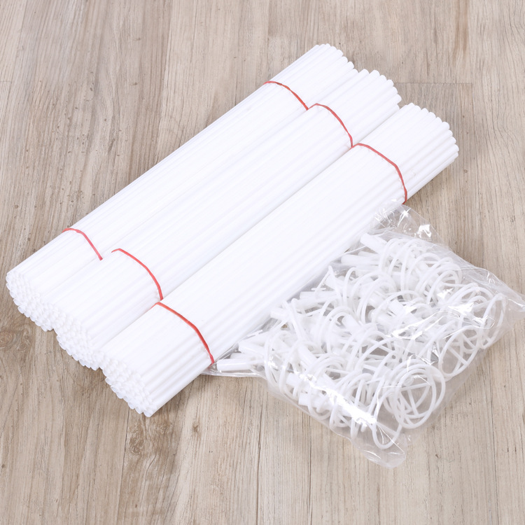 New Material 40cm Aluminum Film Balloon Stick Mixed Color Balloon Pole Cup Handle in Stock Wholesale New Material 40cm Aluminum Film Balloon Stick Mixed Color Balloon Pole Cup Handle in Stock Wholesale