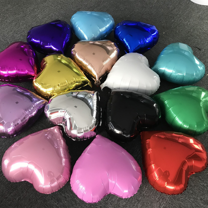 18-Inch Heart-Shaped Wedding Aluminum Foil Balloon Wedding Room Party Decoration Layout Love Aluminum Balloon 18-Inch Heart-Shaped Wedding Aluminum Foil Balloon Wedding Room Party Decoration Layout Love Aluminum Balloon