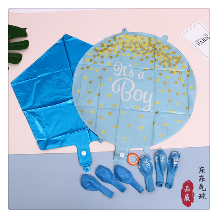 Factory Direct Sales Baby Children's One-Year-Old Birthday Party Balloon Hundred-Day Banquet Decorative Background Wall Scene Layout