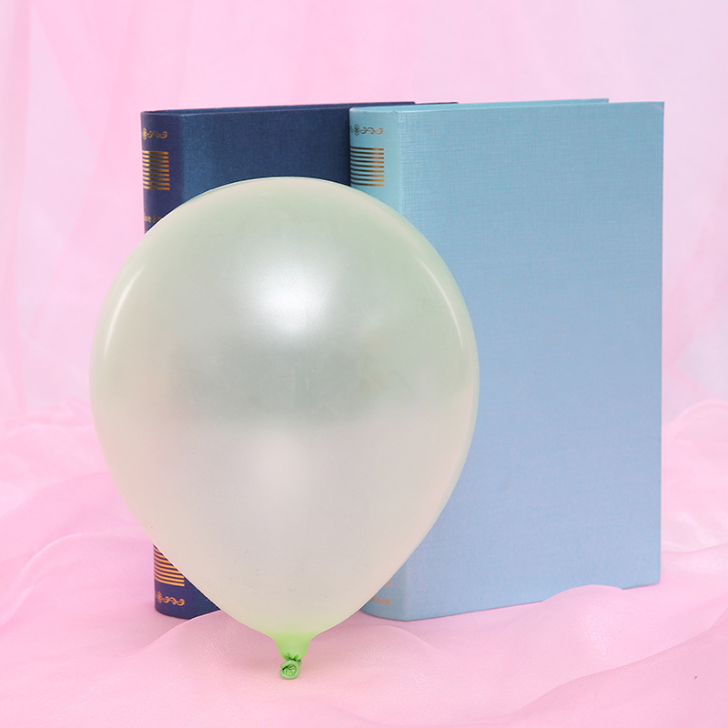 1G Pearl Balloon No. 5 round Decorative Balloon Grid Explosion Push Decorative Supplies Factory Wholesale Pearl Balloon