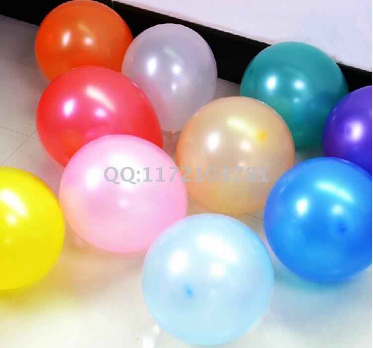 Birthday pearl balloon game opening arches solid color mixing latex balloons