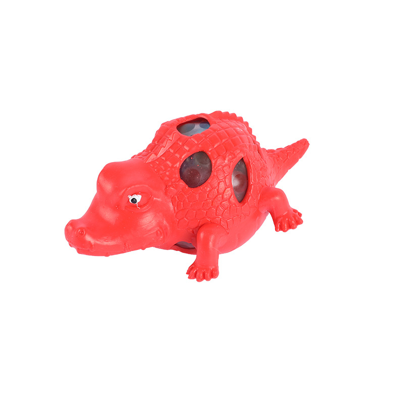 Whole Person Vent Ball Toy Grape Burst Beads Vent Decompression Grape Ball Cartoon Crocodile Dinosaur Vent Balloon