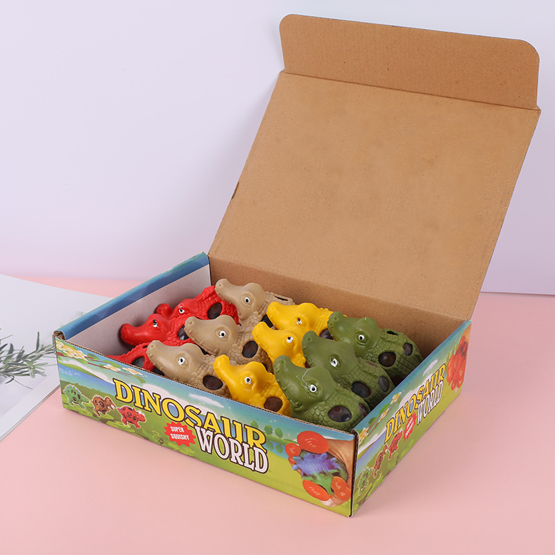 Whole Person Vent Ball Toy Grape Burst Beads Vent Decompression Grape Ball Cartoon Crocodile Dinosaur Vent Balloon