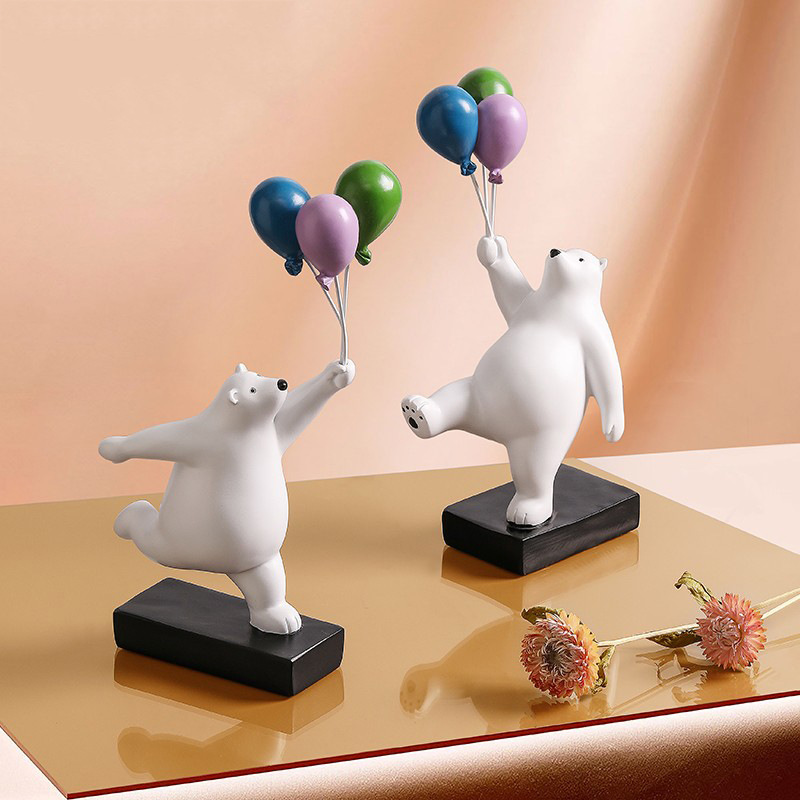 Nordic Creative Balloon Elf Rabbit Decoration Animal Living Room Desktop TV Cabinet Entrance Decoration Home Decorations