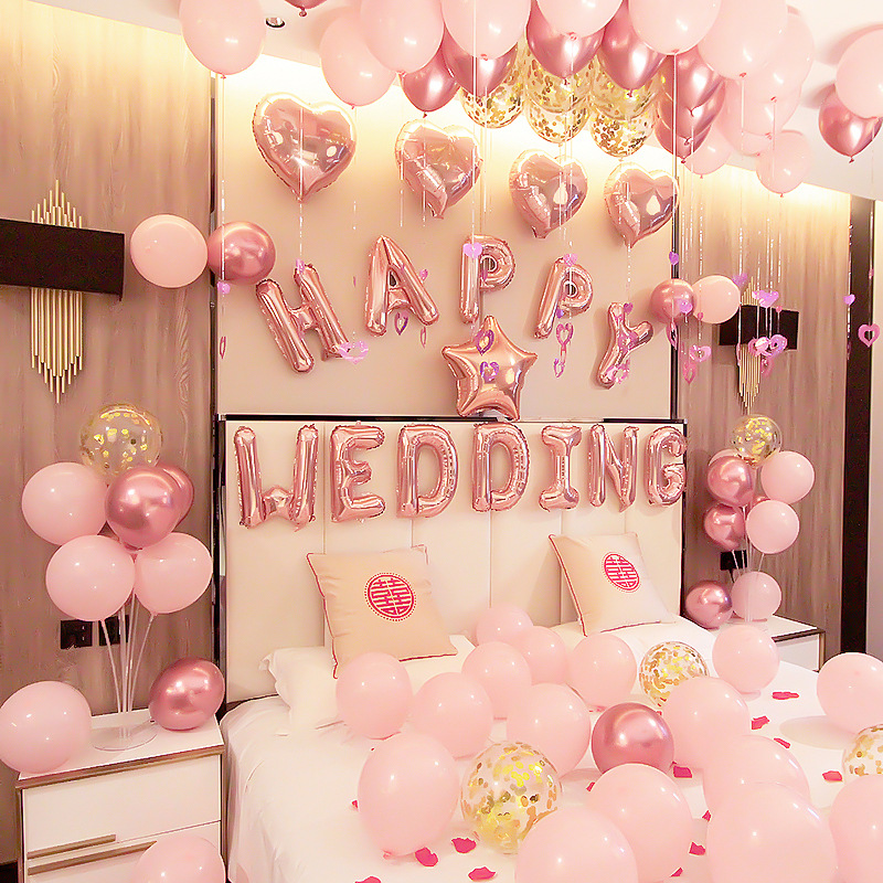 Wedding Balloons Set Wedding Room Decoration Balloon Wedding Proposal Festive Wedding Supplies Wholesale Party Latex