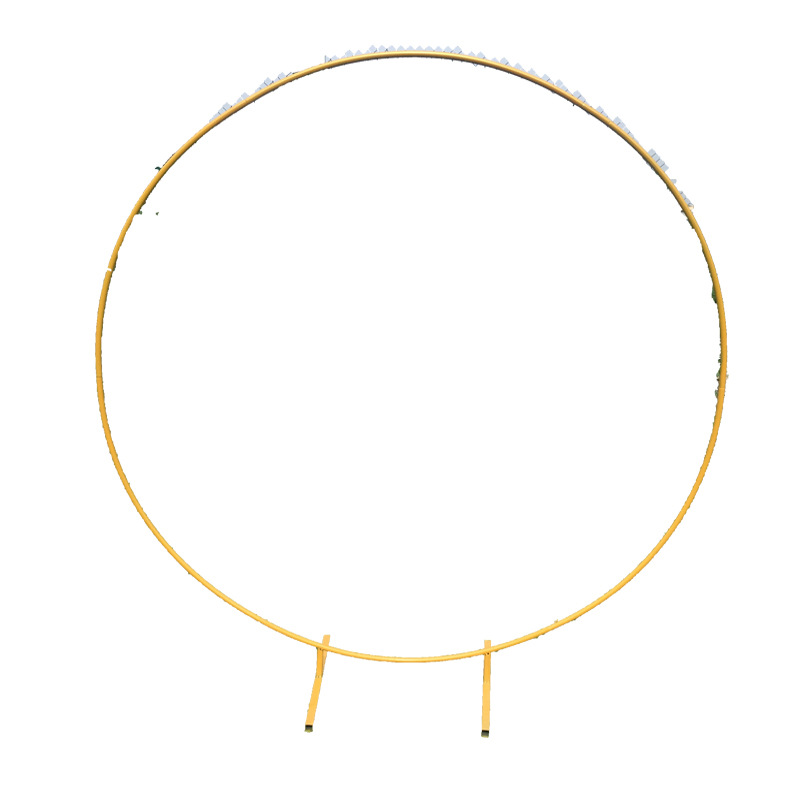Props Wrought Iron Grid Screen Ring Wedding Ceremony Layout Balloon Arch Stage Background Garland Decoration Ornaments