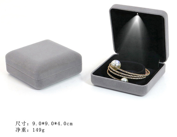 Jewelry Box with Light LED Luminous Ring Box Wholesale Wedding Couple Rings Box Necklace Box Pendant Bracelet Eardrop Box Jewelry Box with Light LED Luminous Ring Box Wholesale Wedding Couple Rings Box Necklace Box Pendant Bracelet Eardrop Box