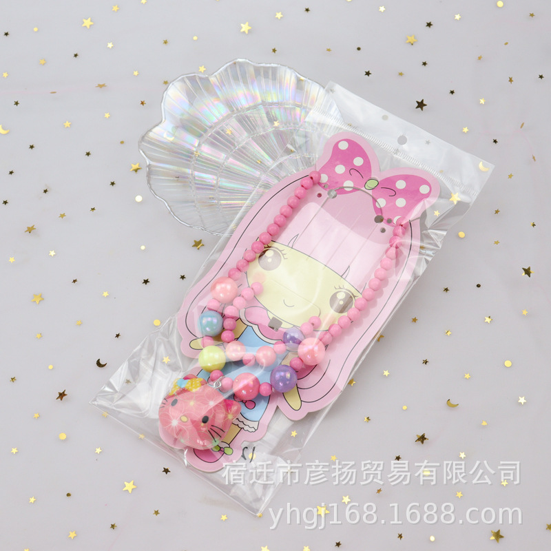 Korean Children's Luminous Necklace, Bracelet Set Princess Elsa Girls Jewelry Girl's All-Match Children's Accessories Korean Children's Luminous Necklace, Bracelet Set Princess Elsa Girls Jewelry Girl's All-Match Children's Accessories