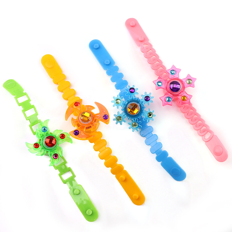 Luminous Bracelet Flash Creative Rotational Gyro Watch Band Kindergarten Small Gift Toy Wholesale Luminous Bracelet