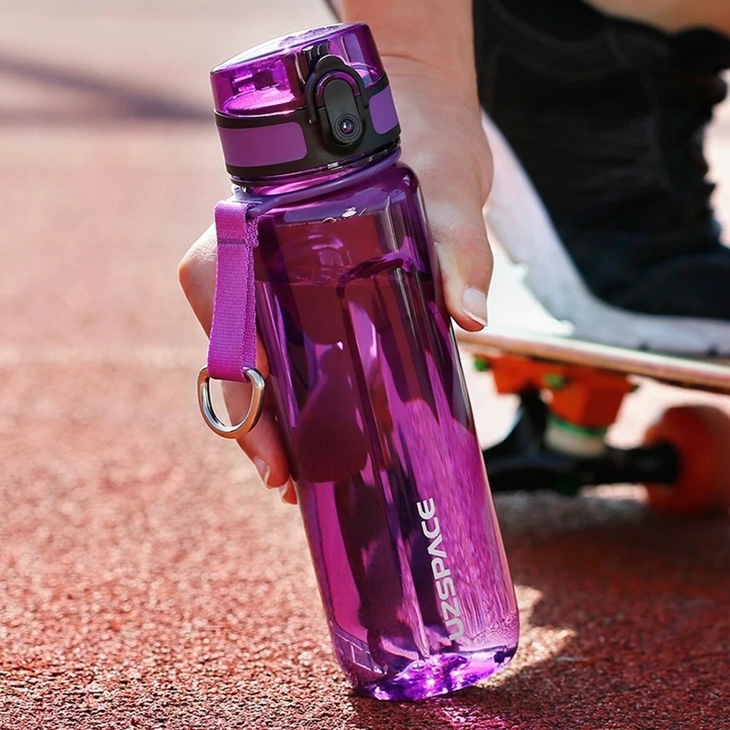 Korean-Style Leak-Proof Plastic Cup for Male and Female Students Portable Shatter Proof Sports Cup Creative Sports Big Sports Bottle