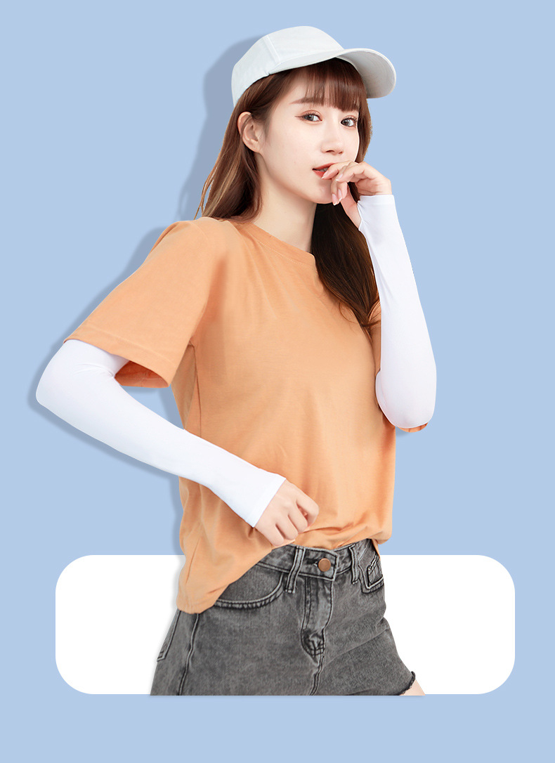 Ice Sleeve Summer Men's and Women's Ice Silk Open Finger Sun Protection Oversleeve Gloves Outdoor Cycling and Driving Arm Sleeves 13 Years Manufacturer Ice Sleeve Summer Men's and Women's Ice Silk Open Finger Sun Protection Oversleeve Gloves Outdoor Cycling and Driving Arm Sleeves 13 Years Manufacturer