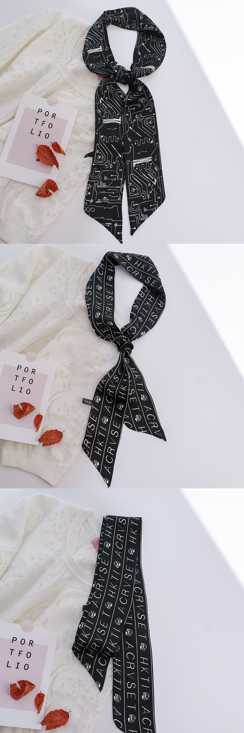 Hand-Painted Chinese Style Thin Narrow Strip Autumn and Winter New Thin Narrow Strip Arm Bag Small Silk Scarf Hair Band Ribbon Female Scarf Hand-Painted Chinese Style Thin Narrow Strip Autumn and Winter New Thin Narrow Strip Arm Bag Small Silk Scarf Hair Band Ribbon Female Scarf