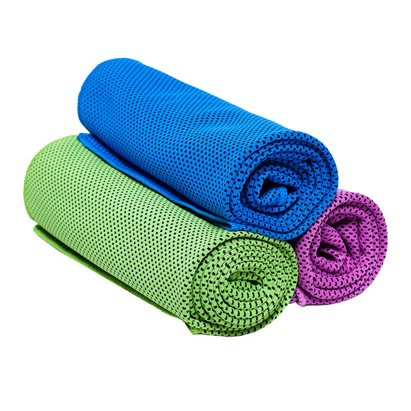 Factory Customized Cold Sense Sports Towel Sweat-Absorbing Towel Men&#039;s and Women&#039;s Running Fitness Sweat Wiping Quick-Drying Cooling Ice-Cold Towel Wholesale