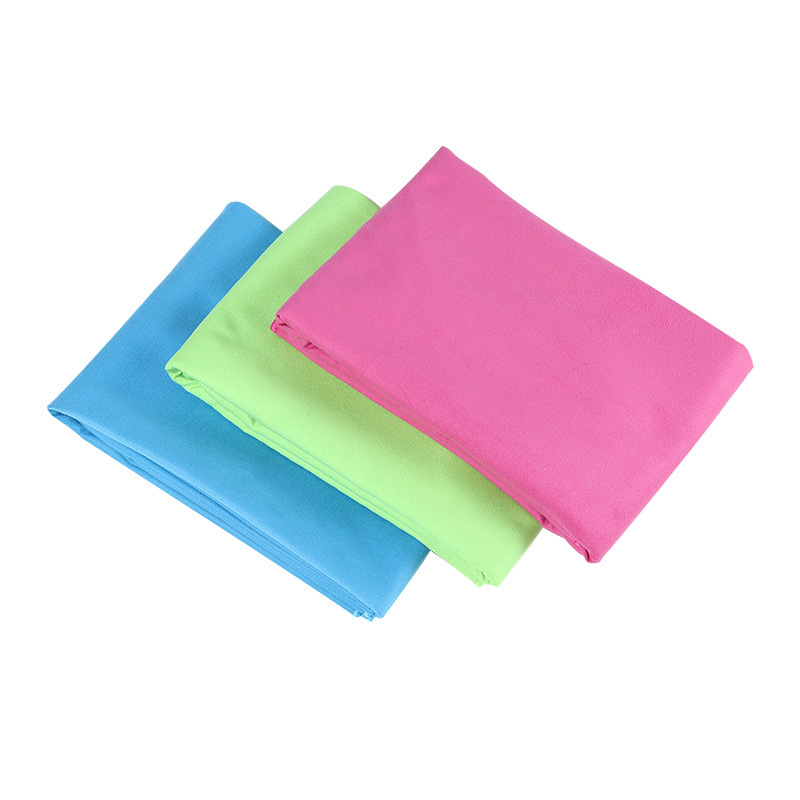 Supply Double-Sided Velvet Quick-Drying Outdoor Sports Towel Cold Feeling Microfiber Sweat Absorbent Solid Color Gym Handkerchief