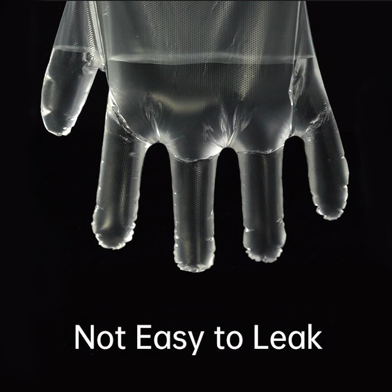 New Food Grade Disposable Film Transparent Crayfish PE Household High Quality Thickened Beauty Gloves Wholesale New Food Grade Disposable Film Transparent Crayfish PE Household High Quality Thickened Beauty Gloves Wholesale