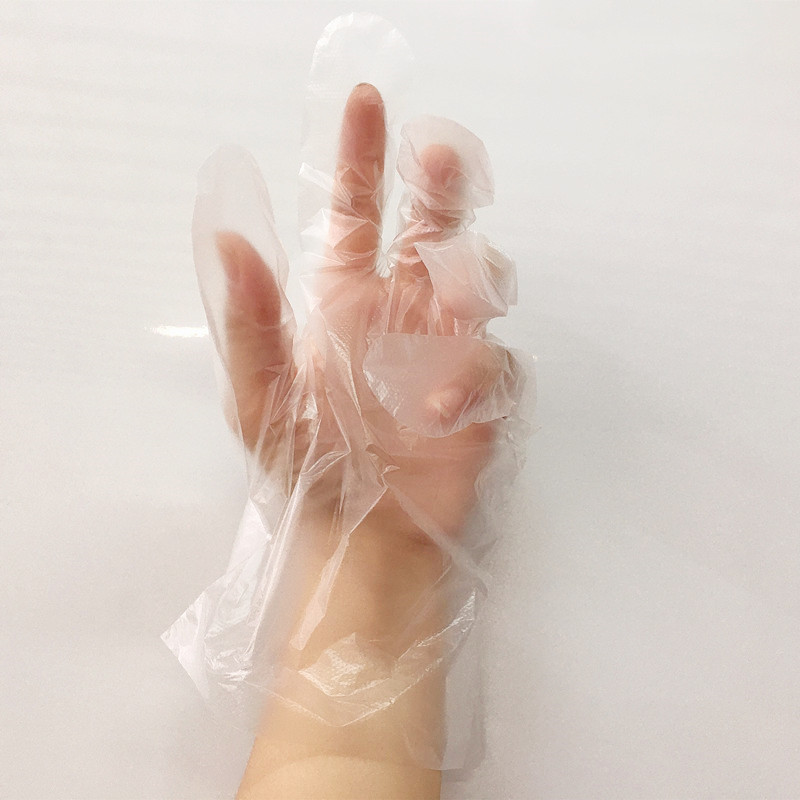 New Food Grade Disposable Film Transparent Crayfish PE Household High Quality Thickened Beauty Gloves Wholesale New Food Grade Disposable Film Transparent Crayfish PE Household High Quality Thickened Beauty Gloves Wholesale