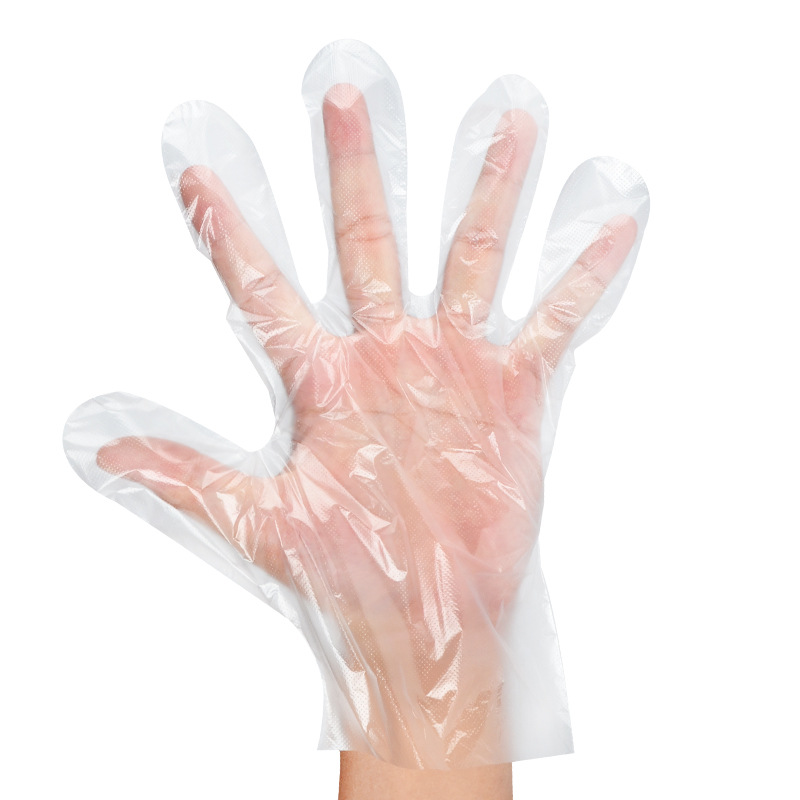 New Food Grade Disposable Film Transparent Crayfish PE Household High Quality Thickened Beauty Gloves Wholesale New Food Grade Disposable Film Transparent Crayfish PE Household High Quality Thickened Beauty Gloves Wholesale