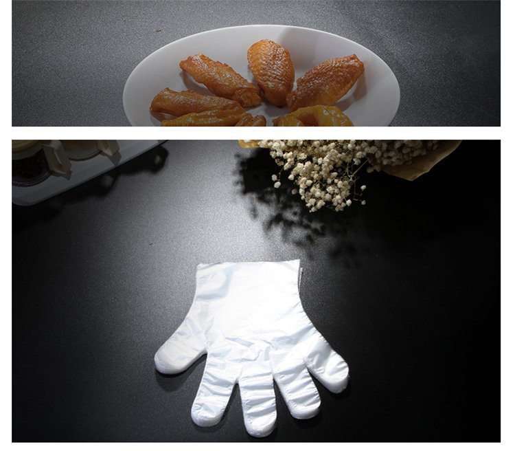 Camellia 3501 Disposable Gloves Thickened Transparent Clean Food Sanitary Transparent Removable Gloves 100 Pieces Camellia 3501 Disposable Gloves Thickened Transparent Clean Food Sanitary Transparent Removable Gloves 100 Pieces