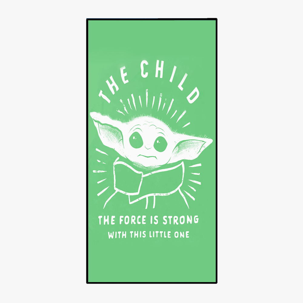 Yoda Master Square Beach Towel Towel Cloth Quick-Drying Bath Towel Double-Sided Velvet Shawl Single-Sided Digital Printing Square Towel