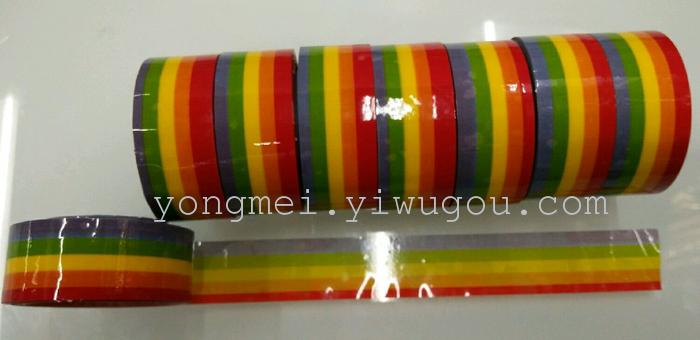 Rainbow adhesive tape, stationery adhesive tape Rainbow adhesive tape, stationery adhesive tape