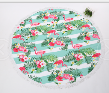 Beach print flamingo beach towel super light round beach cushion beach towel shawl. Beach print flamingo beach towel super light round beach cushion beach towel shawl.