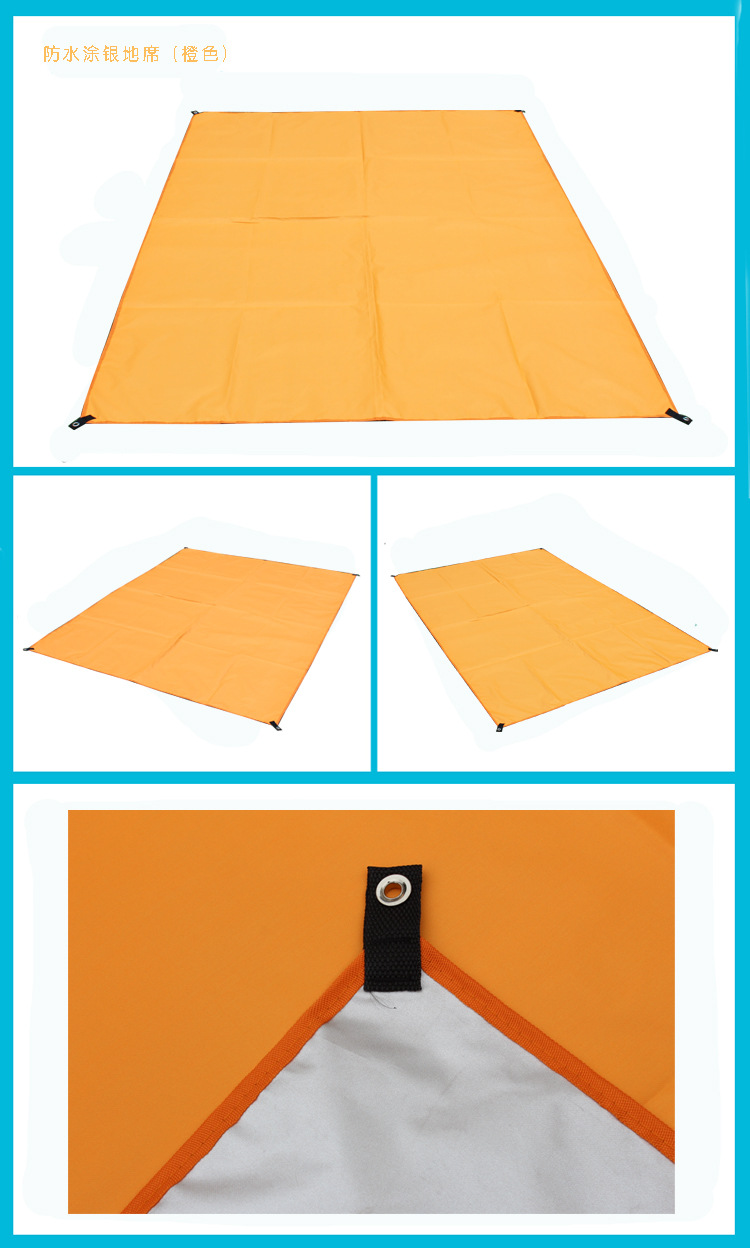 Outdoor Picnic Mat Sun Protection Mattress Oxford Cloth Moisture Proof Pad Beach Mat Camping Barbecue Floor Mat Portable Lightweight Mat