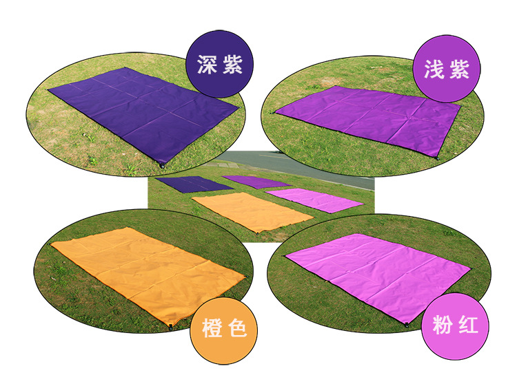 Outdoor Picnic Mat Sun Protection Mattress Oxford Cloth Moisture Proof Pad Beach Mat Camping Barbecue Floor Mat Portable Lightweight Mat