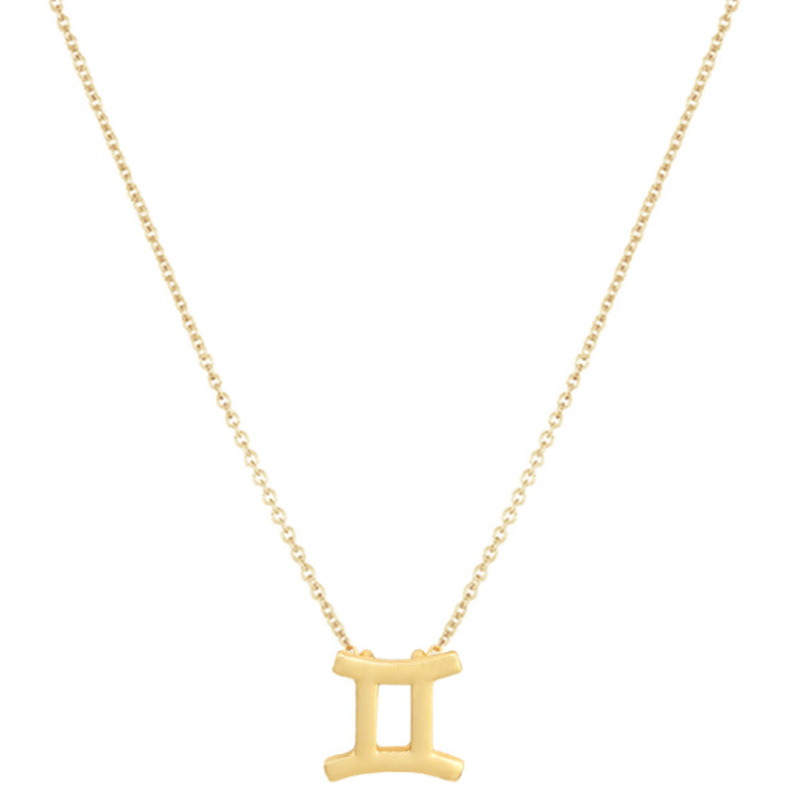 European and American Wish Amazon Hot 12 Twelve Constellations Necklace Ins Spot Constellation Pendant Card Choker