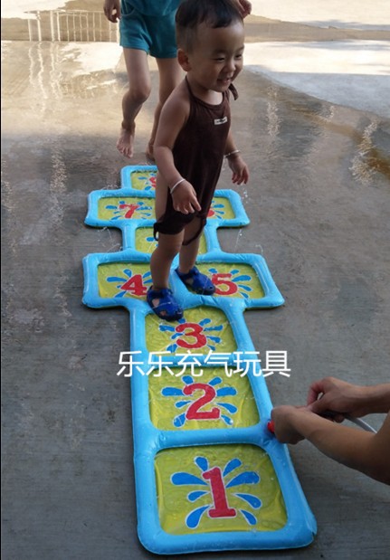 Inflatable Digital Water Spray Mat Summer Children&#039;s Outdoor Water Ball Water Spray Beach Lawn Play Game Water Spray Mat