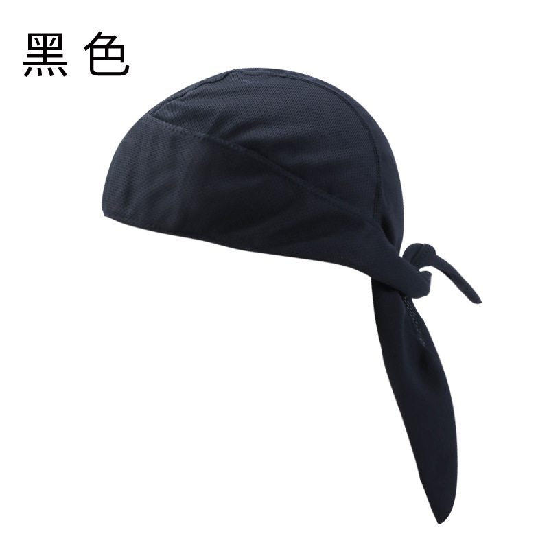 Outdoor Riding Sports Cap Sun Protection Quick-Drying Pirate Hat Breathable Headscarf Motorcycle Small Hat Head Cover Sports Soft Equipment