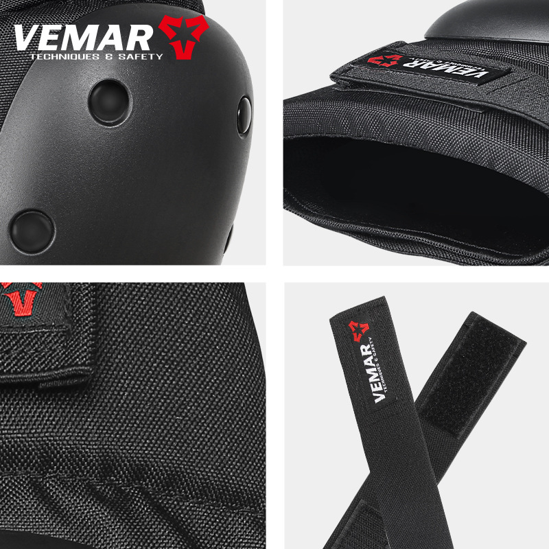 Riding Protective Gear Knee and Elbow Pad Four-Piece Anti-Fall Knee Pad Full Set Roller Skating Equipment Traveling by Motorcycle Extreme Sports