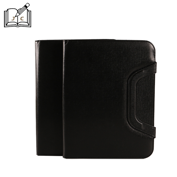 Cross-border for A4 leather folder customized multi-functional business folder office sales manager folder factory direct