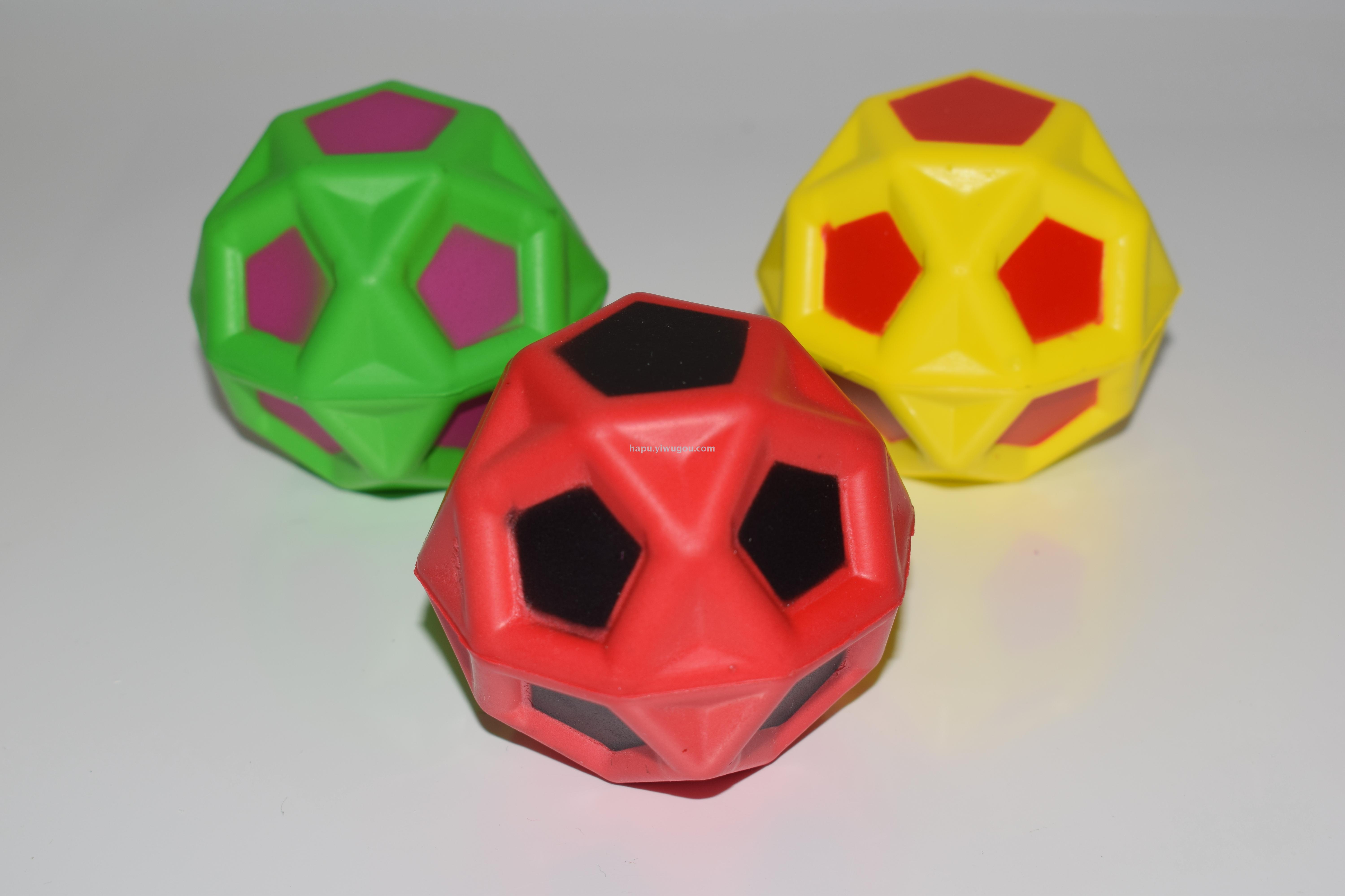 6cm Diamond Ball Pu Ball Elastic Ball Foam Ball Sponge Ball Vent Ball