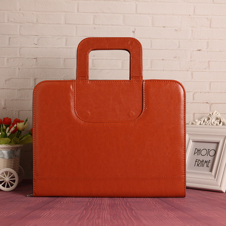 Spot zipper assignments A4 business office manager folder folder can be customized LOGO