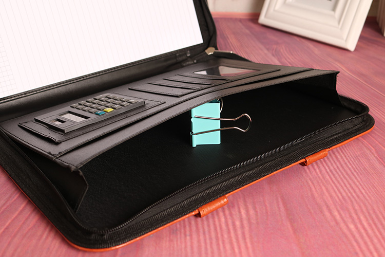 Spot zipper assignments A4 business office manager folder folder can be customized LOGO