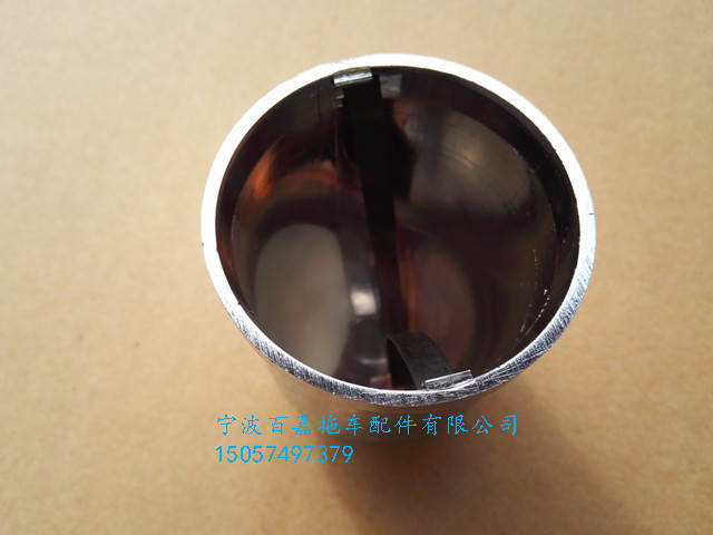 Trailer Ball CapCover Trailer Ball Protective Cover Plastic Chrome Plated with Card Strip Trailer Accessories