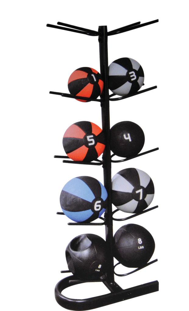 Basketball football volleyball ball rack