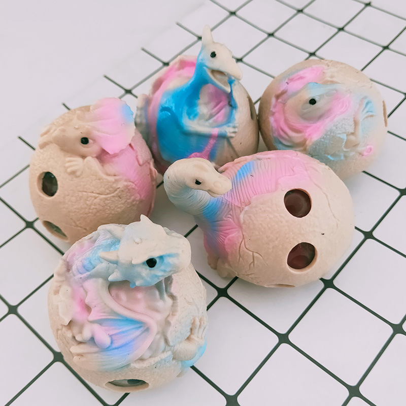 Vent Ball Hand Pinch Squeeze Colorful Beads Grape Ball Whole Person Trick Decompression Painted Dinosaur Egg Personality Compressable Musical Toy Vent Ball Hand Pinch Squeeze Colorful Beads Grape Ball Whole Person Trick Decompression Painted Dinosaur Egg Personality Compressable Musical Toy