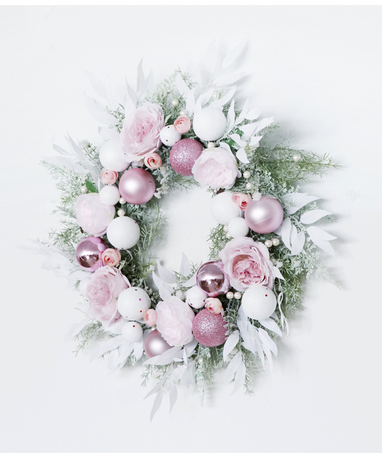 Amazon Christmas Garland Pink Christmas Ball Theme Wedding Decoration Home Door Decoration Hotel Showcase Wall Hangings Amazon Christmas Garland Pink Christmas Ball Theme Wedding Decoration Home Door Decoration Hotel Showcase Wall Hangings