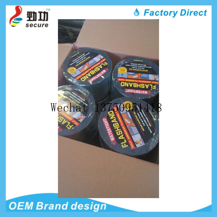POLYTAPE FLASHBAND asphalt waterproof tape for roofing of coloured steel tile is self-adhesive to block leakage tape