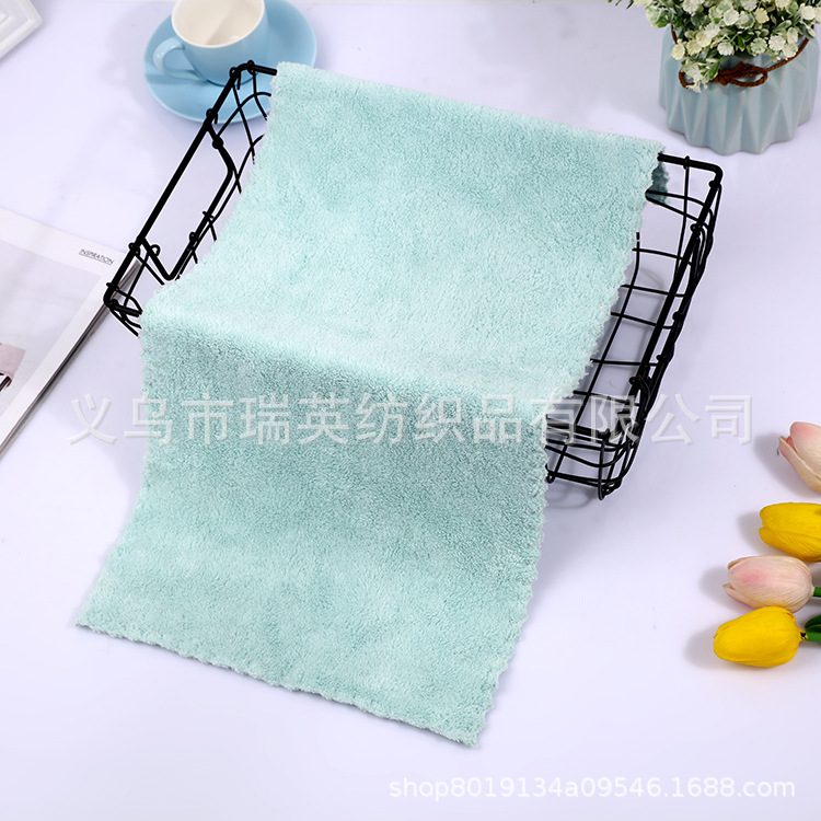 Factory direct sales 75*35 speed dry coral plush plain coloured towel for men and women sports towel wholesale Factory direct sales 75*35 speed dry coral plush plain coloured towel for men and women sports towel wholesale
