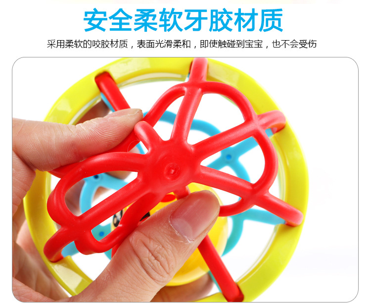 Baby Baby Teether Educational Soft Rubber Colorful Hand Grip Rolling Ball Fitness Ball Learning Climbing Intelligence Development Toys Cross-Border Baby Baby Teether Educational Soft Rubber Colorful Hand Grip Rolling Ball Fitness Ball Learning Climbing Intelligence Development Toys Cross-Border