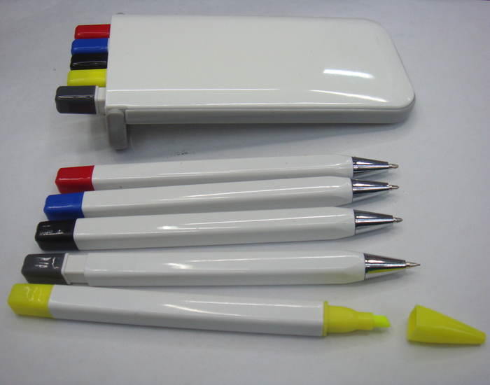 iPhone Model Fluorescent Pen Ballpoint Pen Propelling Pencil Suit, Advertising Gift Pen