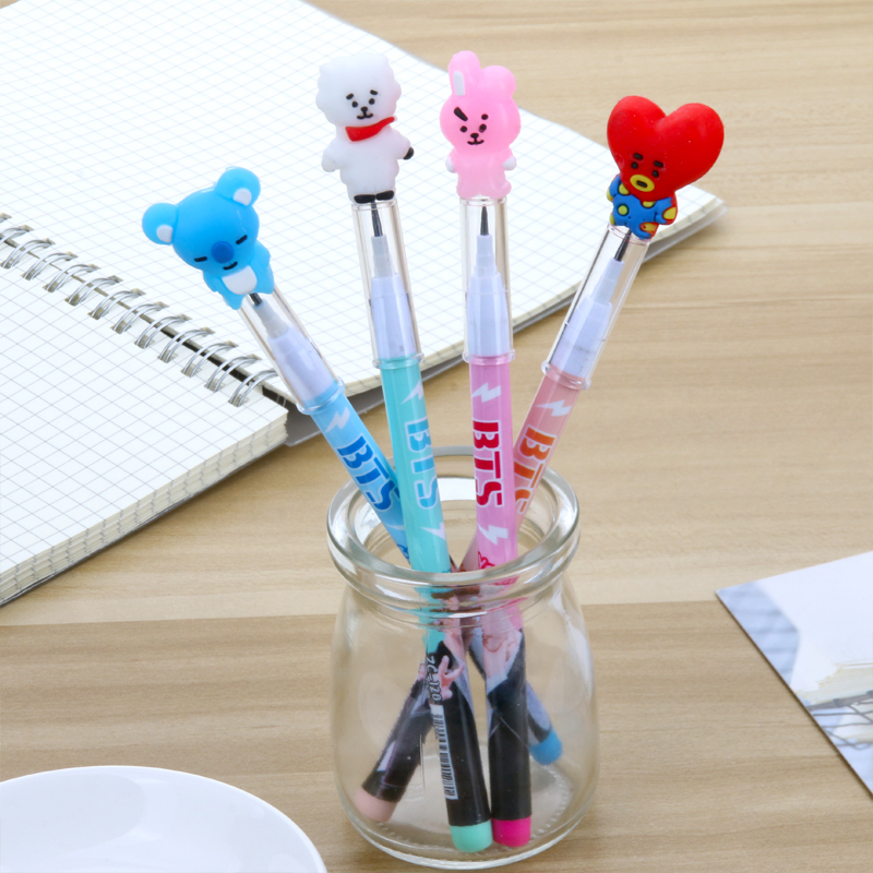 Creative Cartoon Animal BTS Pencil Sharpening-Free Pencil Cute Propelling Pencil Primary School Student Cartoon Bullet Creative Cartoon Animal BTS Pencil Sharpening-Free Pencil Cute Propelling Pencil Primary School Student Cartoon Bullet