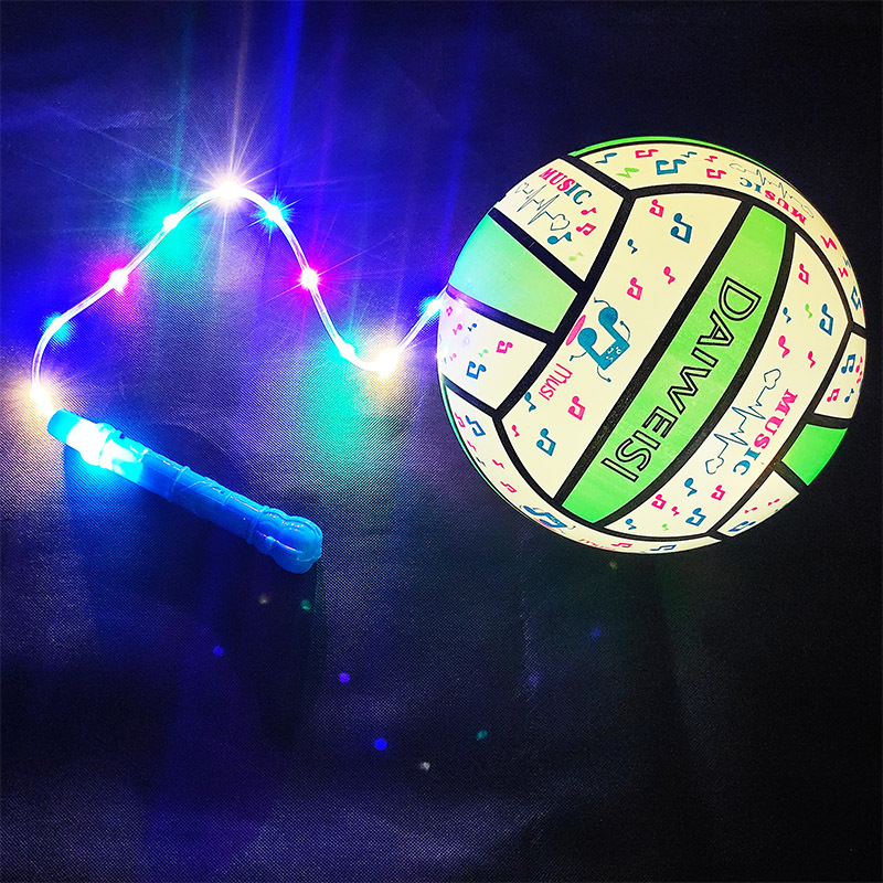 Large Luminous Swing Ball Fitness Ball Ball Inflatable Elastic Ball Colorful Flashing Light Children&#039;s Toy Stall Night Market