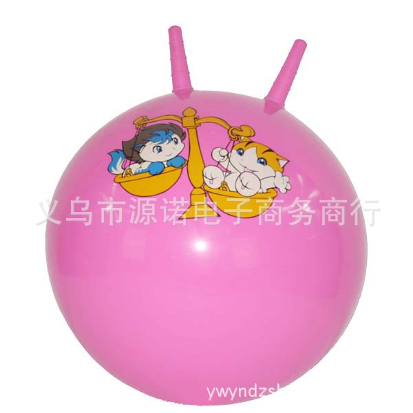 F1135 20# croissant ball Bouncing ball fitness ball floor Toy Yiwu 2 yuan 2 yuan