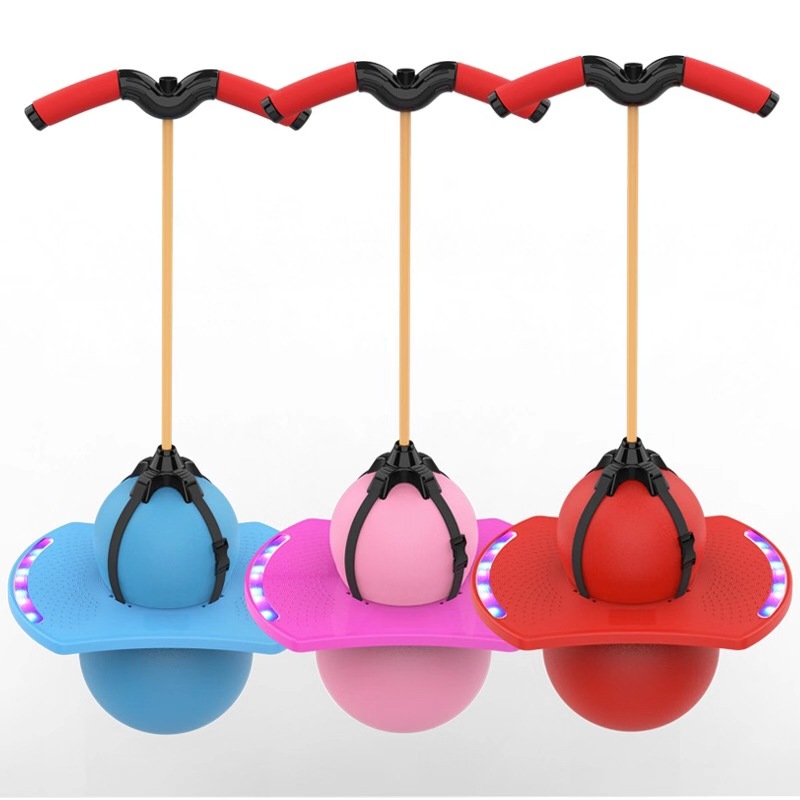 Children's Jumping Ball Equipment with Handle Fitness Ball Toy Ball Bouncing Ball with Armrest Bouncing Ball Lively Dance Bar Light Children's Jumping Ball Equipment with Handle Fitness Ball Toy Ball Bouncing Ball with Armrest Bouncing Ball Lively Dance Bar Light