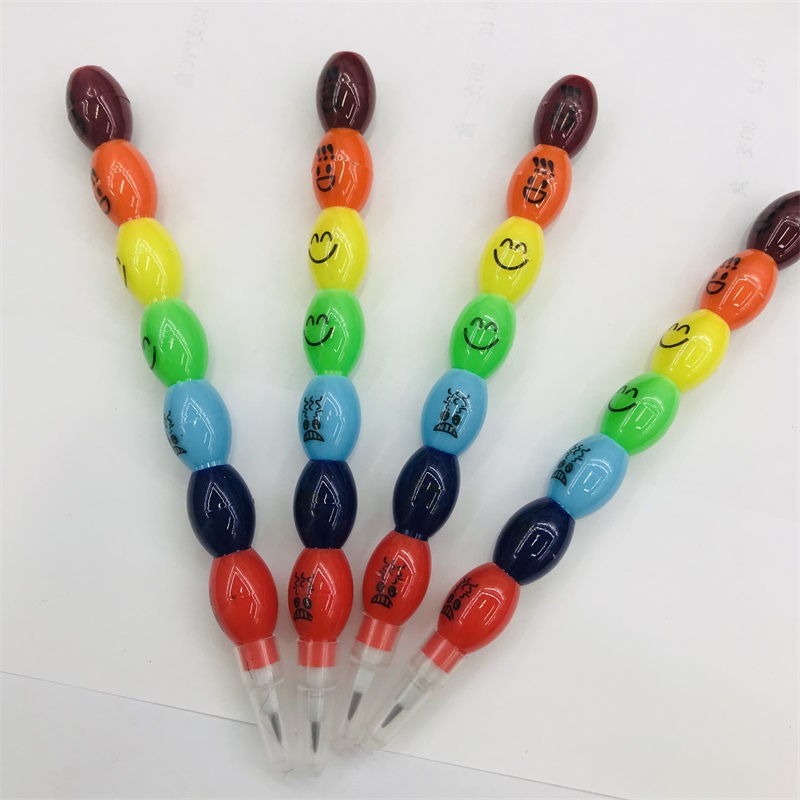 Creative Beads Assembled Sharpening-Free Pencil Rainbow Pencil Replaceable Plug Missile Pencil Pupils' Stationery Wholesale Prizes Creative Beads Assembled Sharpening-Free Pencil Rainbow Pencil Replaceable Plug Missile Pencil Pupils' Stationery Wholesale Prizes